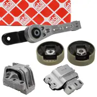 FEBI Motorlager Set VW Golf 5 A3 8P Leon 1P Octavia 2 Superb 2 1.9 TDI mit Schaltgetriebe