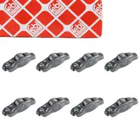 8x FEBI 34601 Kipphebel Schlepphebel AUDI A8 (4H D4) 6.3 W12 500 PS 07P109417A