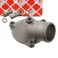 FEBI 34700 Thermostatgehäuse Aluguss MERCEDES 190 W201 W123 W124 W460 W461 W463 M102