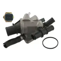 FEBI 36980 Thermostat + Gehäuse + Sensor FIAT Punto (188_) 1.9 JTD 80/86 PS