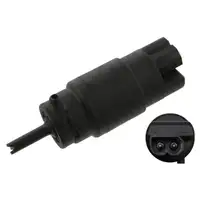 FEBI Waschwasserpumpe Monopumpe BMW 3er E36 5er E34 6er E24 7er E32 8er E31 Z1 61661380068