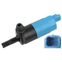 FEBI Waschwasserpumpe Monopumpe CITROEN C2 C3 C4 C5 C8 RENAULT PEUGEOT 207 307 FIAT