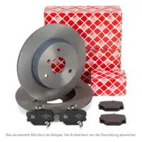 FEBI Bremsscheiben + Bremsbeläge CITROEN C4 Cactus bis ORGA 15063 PEUGEOT 301 vorne