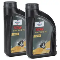 2L 2 Liter FUCHS TITAN SINTOPOID FE SAE 75W-85 Achsöl Achsgetriebeöl API GL-5