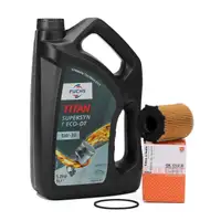 5 Liter FUCHS Motoröl ÖL TITAN SuperSyn F Eco-DT 5W-30 + MAHLE OX171/2D Ölfilter