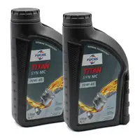 2L 2 Liter FUCHS MOTORÖL TITAN SYN MC 10W40 ACEA A3/B4 MB 229.3 VW 501.01 505.00