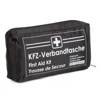 2x AUTO PKW KFZ Verbandtasche Verbandkasten Erste-Hilfe SCHWARZ DIN13164-2022 MHD 07.2028