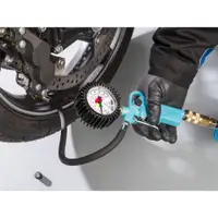 HAZET 9041-1 Reifenfüller Luftdruckprüfer Reifendruck Manometer PKW Motorrad bis 12 Bar