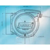 HAZET 9040D-2.5 Kabeltrommel Kabelbox Kabelrolle Verlängerungskabel Elektrokabelroller 20m