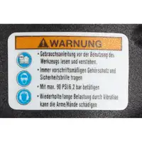 HAZET 9012M-1 Mini Druckluft Schlagschrauber 1/2" Einhand-Umschaltung max. 1200 Nm