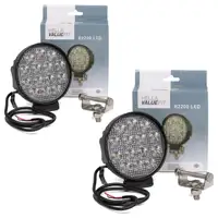 2x HELLA R2200 1G1357105022 Arbeitsscheinwerfer Arbeitsleuchte LED 12/24V 2200lm