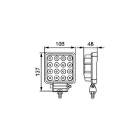 HELLA S2500 1GA357106-022 Arbeitsscheinwerfer Arbeitsleuchte LED 12/24V 2500lm