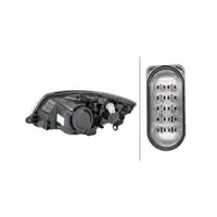 HELLA 1ED247025-221 HALOGEN H4 Scheinwerfer SKODA Fabia 2 Roomster bis 03.2010 rechts