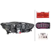 HELLA 1EL011150-351 BI-XENON Scheinwerfer AUDI A6 S6 RS6 (4G C7) bis 09.2014 links