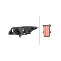 HELLA 1EL011165-721 HALOGEN Scheinwerfer OPEL Insignia A ab 08.2013 rechts 1216807