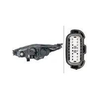 HELLA 1EL354803061 HALOGEN Scheinwerfer + Leuchtmittel FORD Fiesta 6 MK6 ab 01.2013 rechts