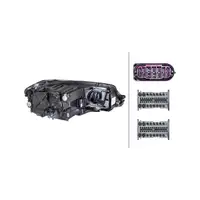 HELLA 1ZX013924211 LED Scheinwerfer VW Golf 7 / Variant / Alltrack ab 11.2016 links