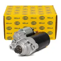 HELLA Anlasser Starter 12V 1.1kW VW Polo Golf 4 AUDI A2 SEAT Ibiza 3 SKODA Fabia 1 1.2-1.6