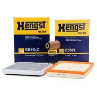 HENGST Filter-Set BEHR-System OPEL Astra G 1.2 1.4 Zafira B 1.6 1.8 ab Motor-Nr. 19MA9235