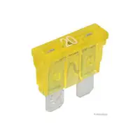 10x HERTH+BUSS ELPARTS Sicherung STANDARD-Flachstecksicherung 20A bis 32V GELB