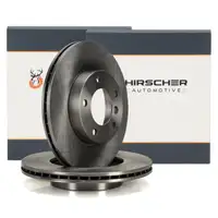 HIRSCHER Bremsscheiben Satz BMW 3er E36 318-328i 325td/tds E46 Z3 Z4 E85 vorne 34111164199