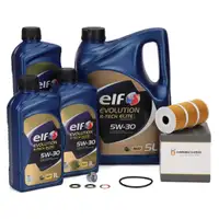 8L elf Evolution R-TECH ELITE 5W30 Motoröl + HIRSCHER Ölfilter RENAULT 152093920R