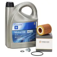 5L ORIGINAL 5W30 dexos2 Motoröl + HIRSCHER Ölfilter OPEL Astra H Signum Zafira B 1.9 CDTI