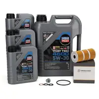 8L LIQUI MOLY 5W30 Motoröl + HIRSCHER Ölfilter FIAT MERCEDES NISSAN OPEL RENAULT