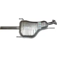 IMASAF Endschalldämpfer + Anbausatz für OPEL ASTRA G STUFENHECK 1.4-2.2 16V