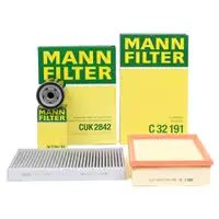 MANN Filter-Set 3-tlg VW Multivan Transporter T5 2.0 115 PS