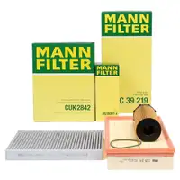 MANN Filter-Set 3-tlg AUDI Q7 (4LB) PORSCHE Cayenne (9PA) VW Touareg (7L) 3.0 TDI