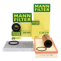 MANN Filter-Set 4-tlg AUDI Q7 (4LB) VW Touareg (7L) 3.0 TDI quattro 211-240 PS