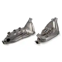 SSI Edelstahl Wärmetauscher Set für PORSCHE 911 2.0-3.0 1963-1983 links + rechts