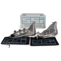 SSI Edelstahl Wärmetauscher Set für PORSCHE 911 2.0-3.0 1963-1983 links + rechts