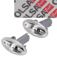 2x OLSA 1.02.148.00 Blinkleuchte Blinker seitlich CITROEN C1 C2 C3 PEUGEOT 108 206 vorne