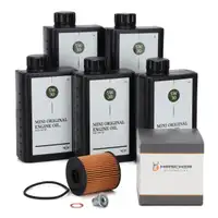 5L ORIGINAL 5W30 Motoröl + HIRSCHER Ölfilter MINI R56 R55 R60 R57 R58 R61 N12 N14 N16 N18