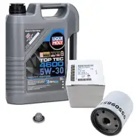 5L LIQUI MOLY Motoröl 5W30 dexos2 + ORIGINAL Opel Ölfilter 1.6 1.8 2.0 95509857