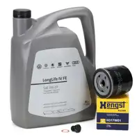 5L ORIGINAL 0W-20 Motoröl + HENGST Ölfilter VW Golf 7 8 Passat B8 Polo 5 6 Up 1.0-1.5 TSI