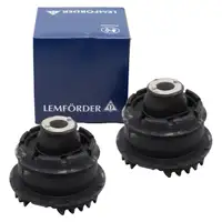 2x LEMFÖRDER 2978901 Achskörperlager MERCEDES W211 S211 CLS C218 SL R230 hinten 2113511442