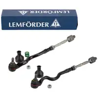 2x LEMFÖRDER Spurstange + Spurstangenkopf BMW 3er E46 Z4 E85 E86 ab 09.1998 vorne