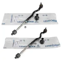 2x LEMFÖRDER Spurstange + Spurstangenkopf BMW 3er E46 M3 / CSL vorne 2228785 + 2228786