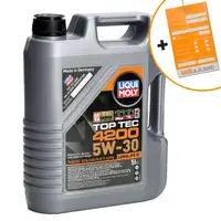 5L 5 Liter LIQUI MOLY 3707 TOP TEC 4200 5W30 Motoröl NEW GEN VW 504.00 507.00 BMW LL-04