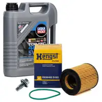 5L LIQUI MOLY Motoröl 5W30 dexos2 + HENGST Ölfilter OPEL Astra G Signum Zafira A B 2.2 16V