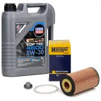 5L LIQUI MOLY Motoröl 5W30 dexos2 + HENGST Ölfilter OPEL Astra G H J Zafira B C 1.2-1.6