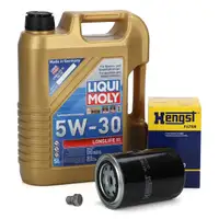 5L LIQUI MOLY 5W30 LONGLIFE III Motoröl + HENGST Ölfilter VW Passat B5 A4 B5 B6 B7 1.8 T