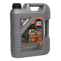 5L 5 Liter LIQUI MOLY Motoröl Öl TOP TEC 4200 5W-30 VW 504.00 507.00 + Trichter