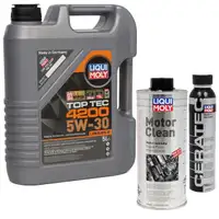 5L LIQUI MOLY Motoröl Öl TOP TEC 4200 5W30 + CeraTec Additiv + Motor Clean