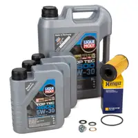 8L LIQUI MOLY 5W-30 Motoröl + HENGST Ölfilter für NISSAN OPEL RENAULT 2.5 DIESEL