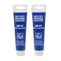 2x 100g LIQUI MOLY 3510 LM 47 + MoS2 Langzeitfett Mehrzweckfett Graphitfett