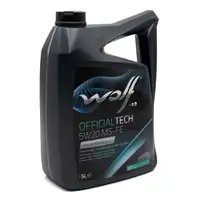 5L WOLF OFFICIALTECH 5W20 MS-FE Motoröl + HENGST Ölfilter FORD Focus 4 1.0/1.5 EcoBoost